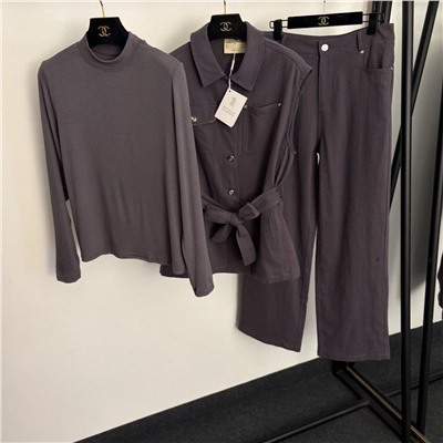 Стильный костюм тройка  (3 цвета) брунелл*о кучинелл*и