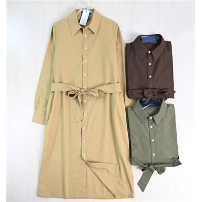 Женское платье в стиле миди с длинными рукавами РАЛЬ*Ф Л