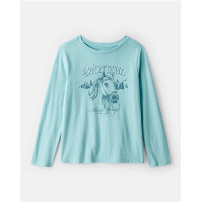 Girls Always Sweet Long-Sleeve Graphic Tee - Grey
