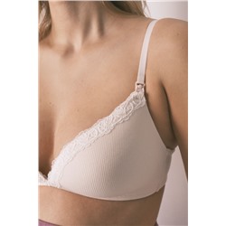 Sujetador "maternity" triangular relleno rosa CHARMING