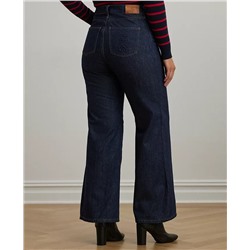 Lauren Ralph Lauren Plus Size High-Rise Flare Jeans