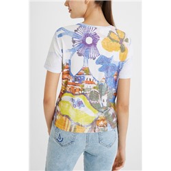 Camiseta canalé arty