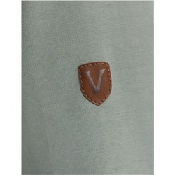 Свитшот с воротом стойкой на молнии из эластичного футера двухнитки