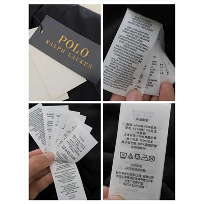 Мужская куртка бомбер на флисовой подкладке  Pol*o Ralp*h Laure*n