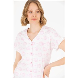 Kadın Pembe Pijama Takımı