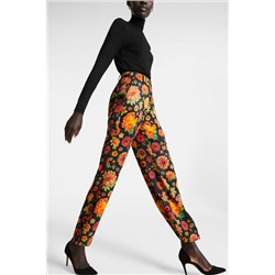 Pantalón campana floral