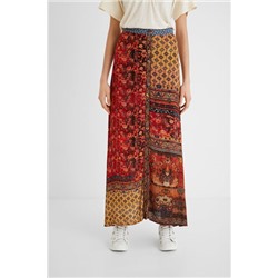 Falda larga floral