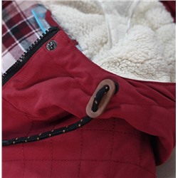 Женское зимнее теплое и ветрозащитное хлопковое пальто с капюшоном