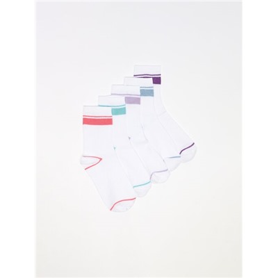 PACK OF 5 PAIRS OF SPORTS SOCKS