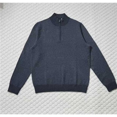 Мужской свитер с высоким горлом с замком  БОС*С