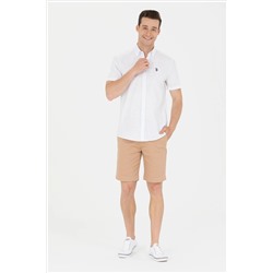 Erkek Beyaz Kısa Kollu Gömlek