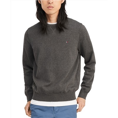 Tommy Hilfiger Men's Signature Solid Crew Neck Sweater