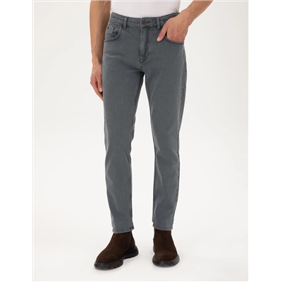 Haki Slim Fit Jean Pantolon