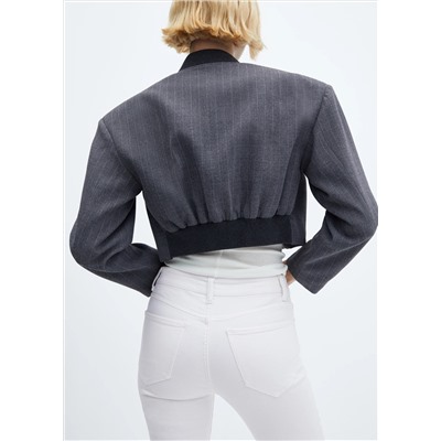 Jeans flare tiro medio