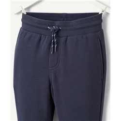 Navy blue boy's jogging pants with pockets