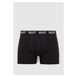 Mavi 3lü Siyah Basic Boxer 0911871-900