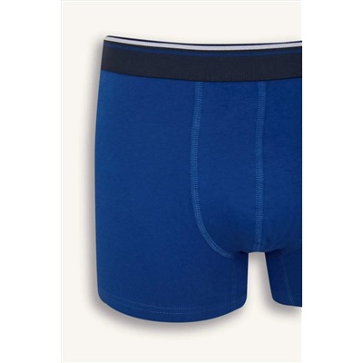 DeFacto Regular Fit Baskılı 3'lü Boxer D9877AX25SM