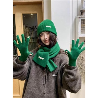 Комплект (шапка, шарф, перчатки)