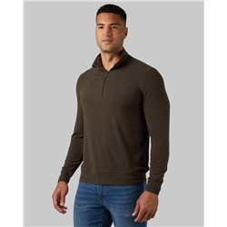 MEN'S SWEATER KNIT 1/4 ZIP TOP