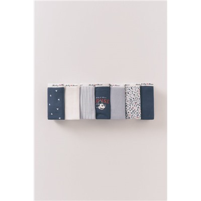 Pack 7 bragas anchas Mickey multicolor