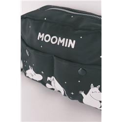 Neceser mediano nylon negro Moomin