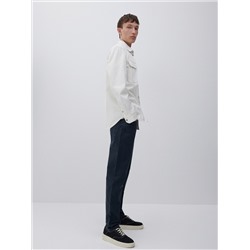 Slim-Fit-Hose mit hohem Baumwollanteil