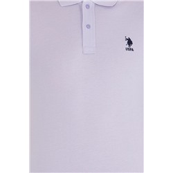 Erkek Lila Basic Polo Yaka Tişört