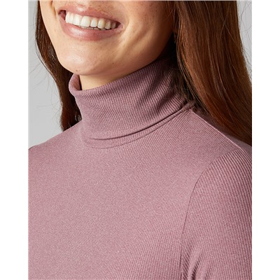 WOMEN'S SOFT RIB TURTLENECK