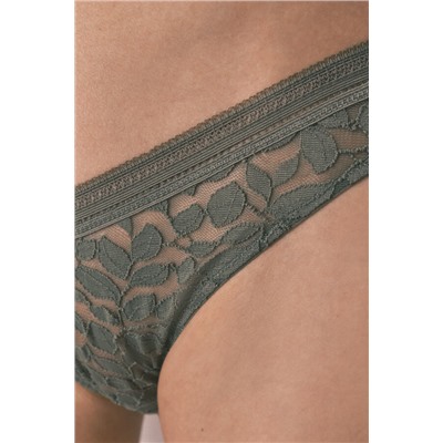 Braga clásica encaje cintura "V" kaki