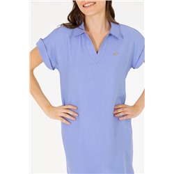 Kadın Mavi Dokuma Elbise