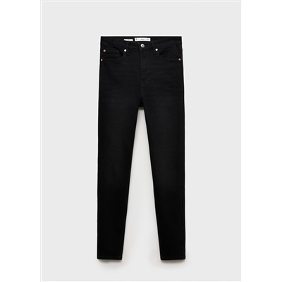 Jeans skinny tiro alto