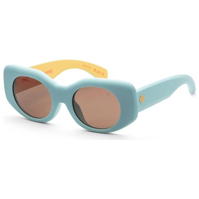 Spy  Hangout Women's Blue Oval Sunglasses