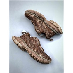 Оригинальная версия французского элитного бренда Balenciag*a - кроссовки Balenciag*a 3XL в сеточку серии 3+ с глубоким вырезом в стиле ретро на широкой подошве в стиле daddy