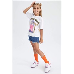 Kız Çocuk Regular Fit Kısa Kollu Tişört