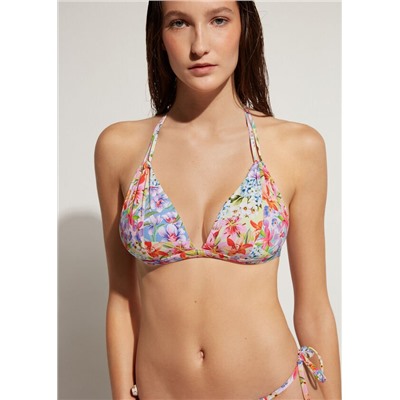 Triangel-Bikinioberteil mit leichter Wattierung Minorca Eco