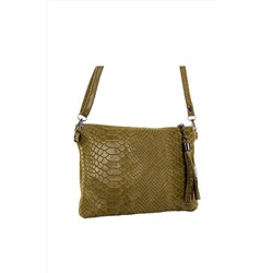 Bandolera de piel Verde claro