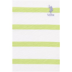 Kız Çocuk Fıstık Yeşili Bisiklet Yaka Crop Tişört