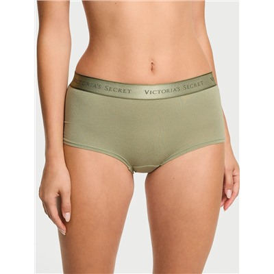 Logo Cotton Boyshort Panty