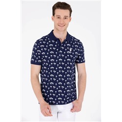 Erkek Lacivert Polo Yaka Tişört