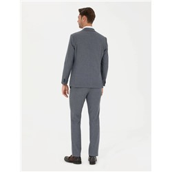 Koyu Mavi Slim Fit Takım Elbise