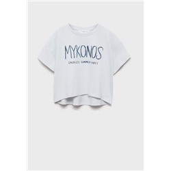 Camiseta estampada mensaje