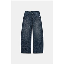 JEANS TRF BAGGY STRASS