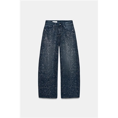 JEANS TRF BAGGY STRASS