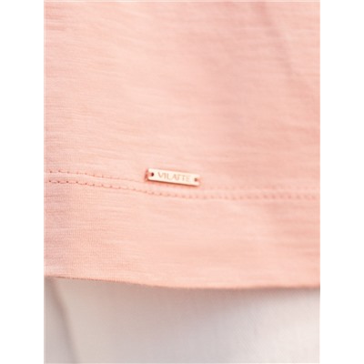 Футболка из фактурного полотна из 100% хлопка