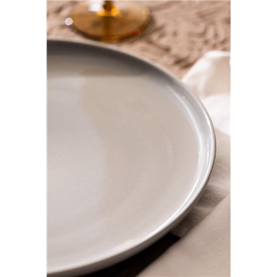 Grasse Servis Tabağı - Gri