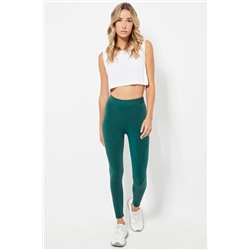 Leggings cintura alta - Verde oscuro