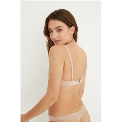 BEAUTIFUL Sujetador relleno microfibra nude