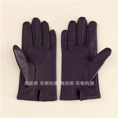 Женские кожаные перчатки Eta*m с U-вырезом для удобства надевания, экспорт