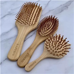 Набор из трех бамбуковых расчесок  RAPER*N