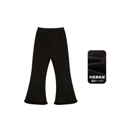 Брюки-клеш для девочек утепленные